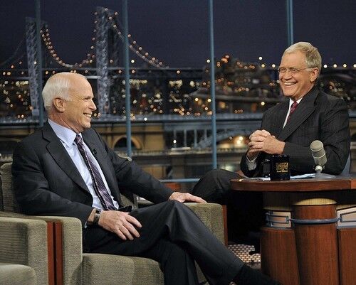 John McCain, David Letterman