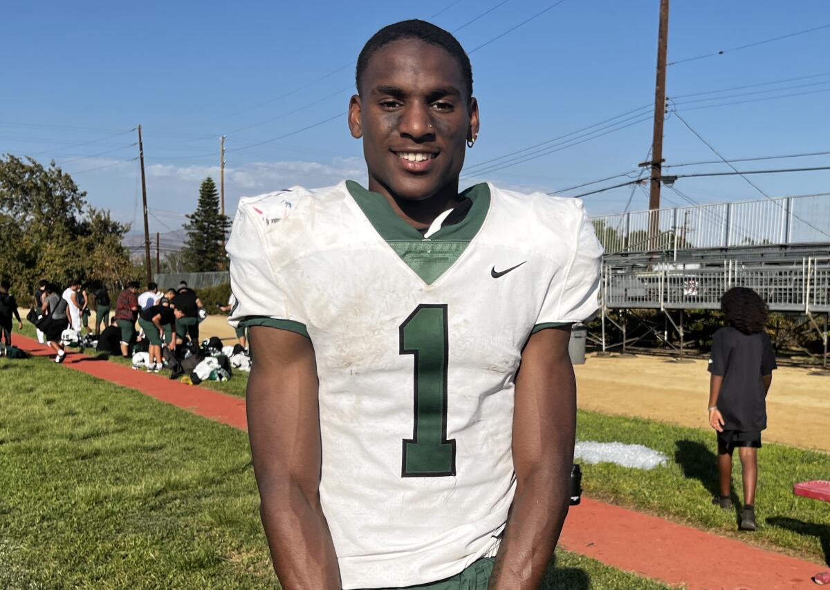 Granada Hills running back Dijon Stanley played a leading role in the Highlanders' 54-0 win.