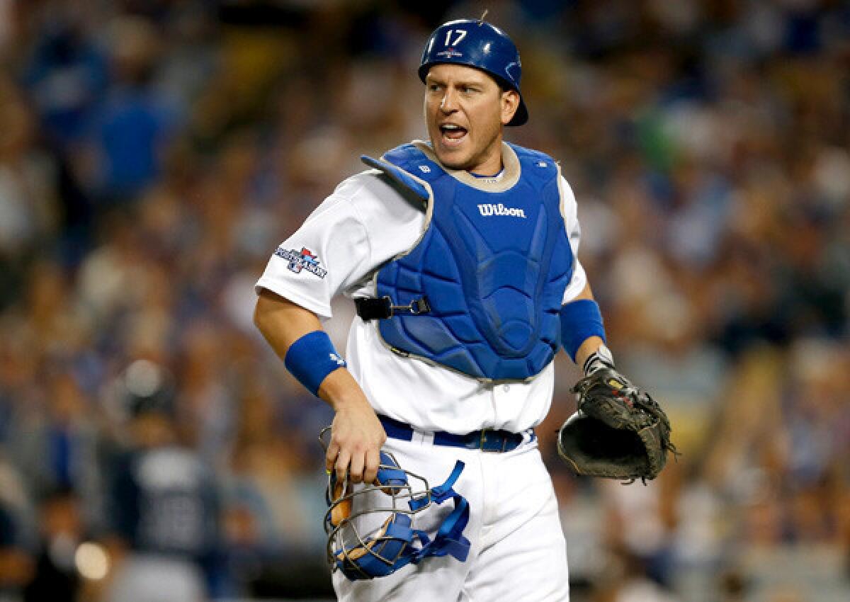 Fans will be seeing less of catcher A.J. Ellis, at least around his waistline, this season.