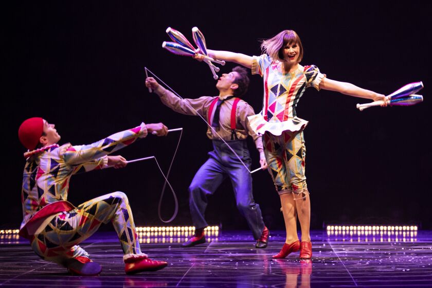 Una escena del espectáculo Corteo del Cirque du Soleil.