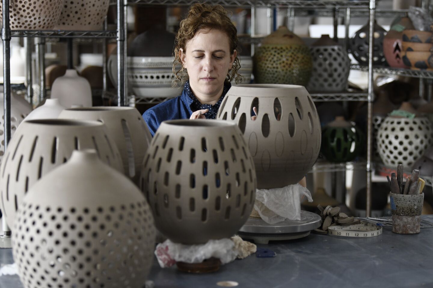 In the studio with ceramicist Heather Levine