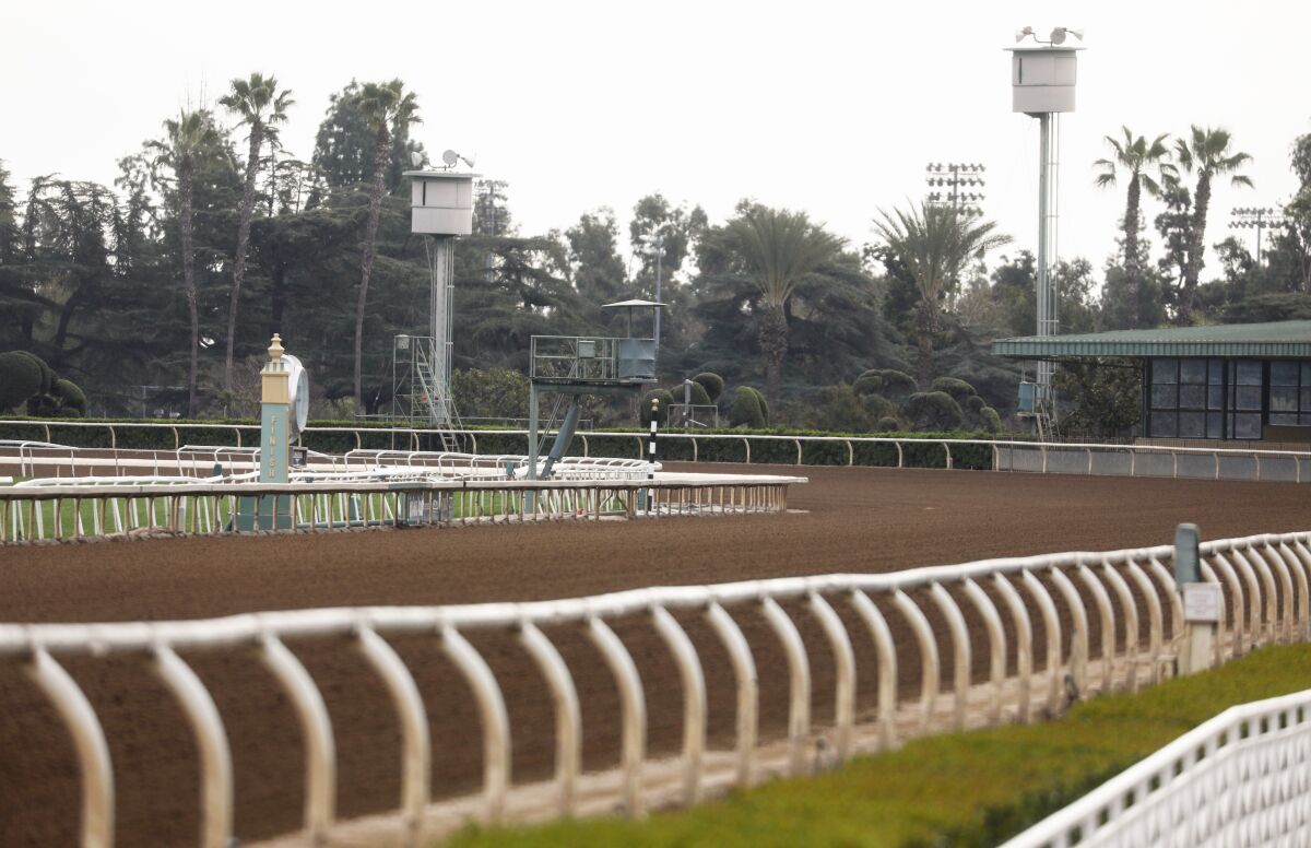 Santa Anita will exercise 12 cancellations this coming meeting in an effort to prevent horses running during bad weather days and possibly sealed tracks.