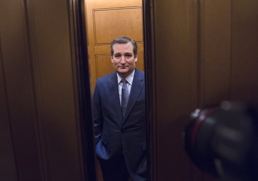 Sen. Ted Cruz (R-Texas) is a candidate for president and one of the medically uninsured.