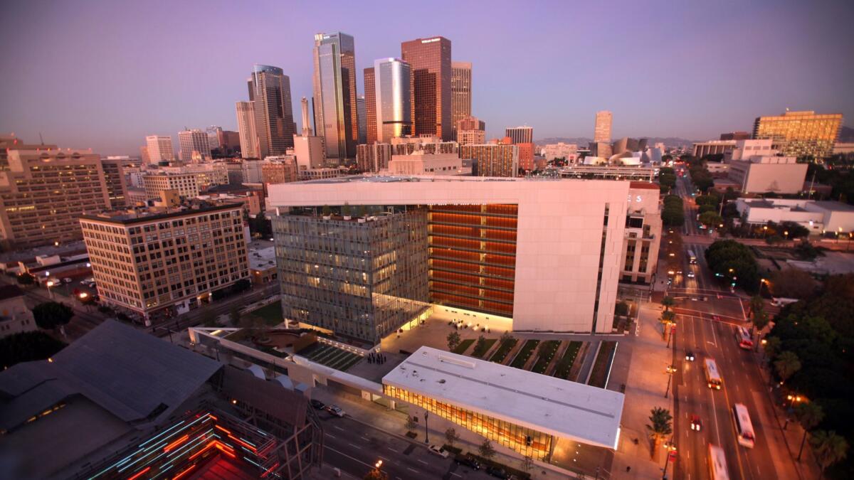The newish Los Angeles Police Department headquarters in downtown Los Angeles will be one of the stops on the pop-up Harry Bosch walking tour.
