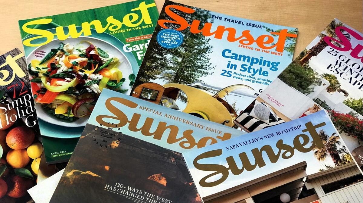 Sunset magazine faces an uncertain future.