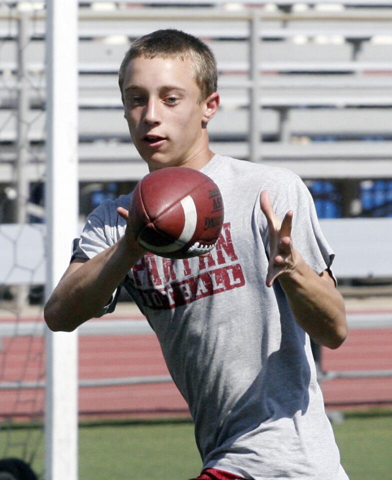 La Canada spring football practice