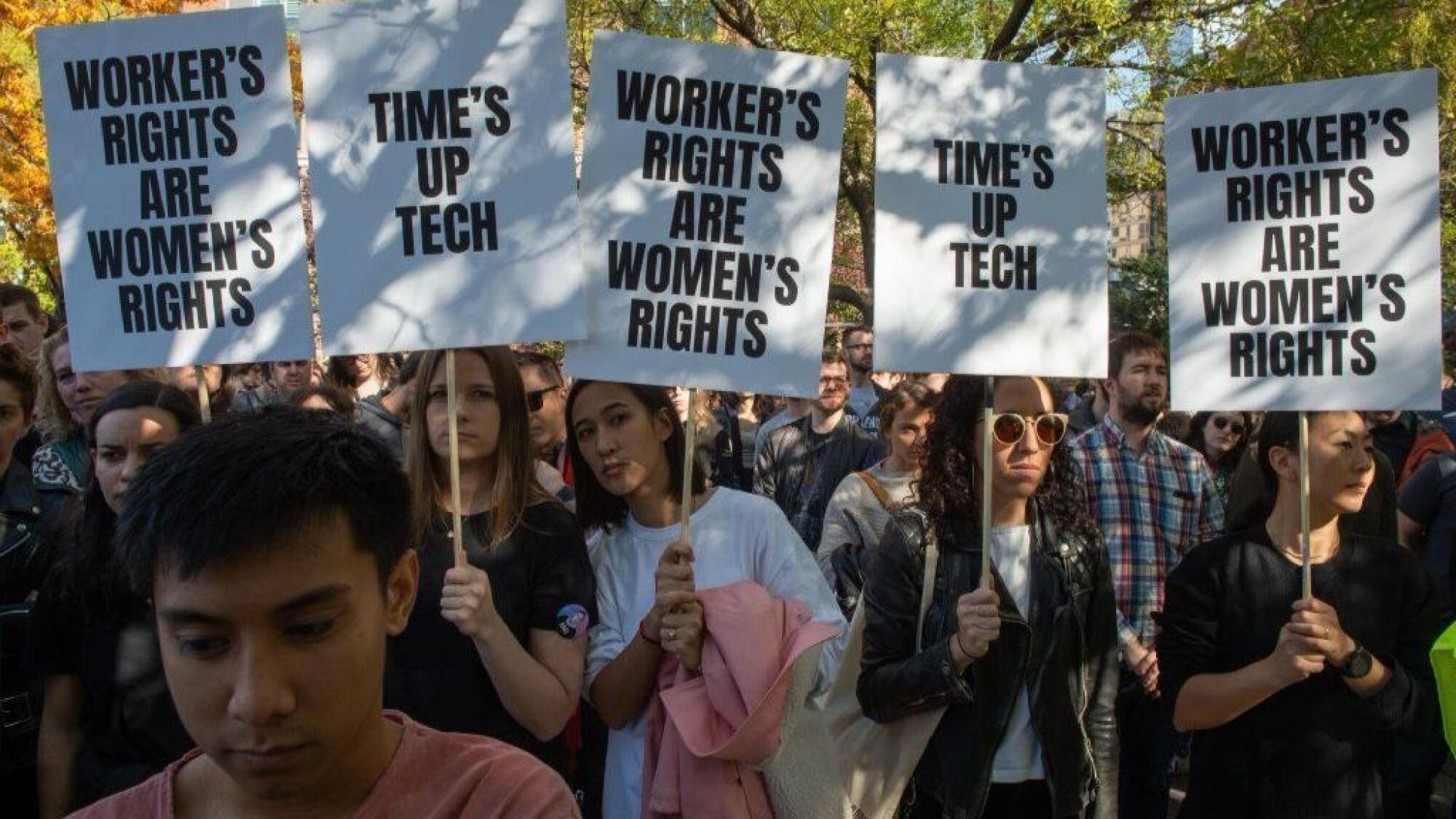 Google employees protest