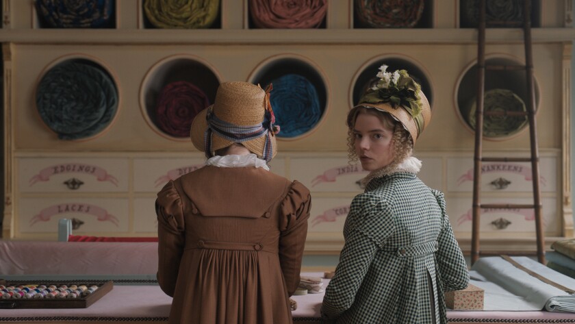 Anya Taylor-Joy stars as Emma Woodhouse in director Autumn de Wilde's "Emma."