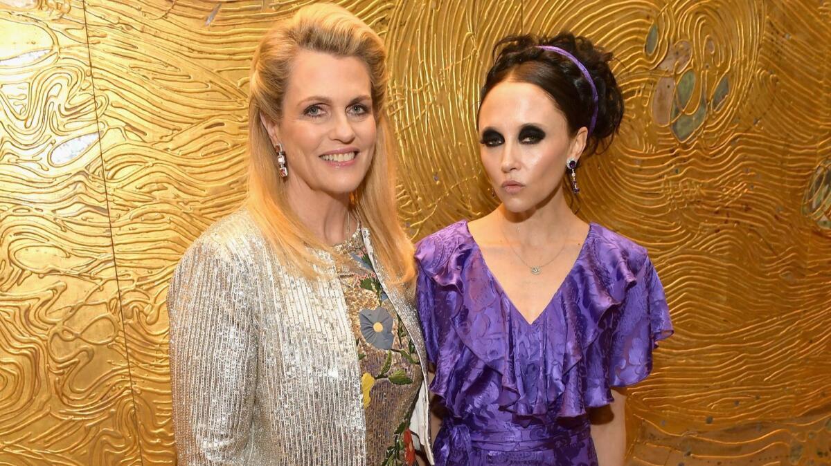 Nancy Davis, founder of Race to Erase MS, and Stacey Bendet, chief executive officer of fashion label Alice and Olivia.