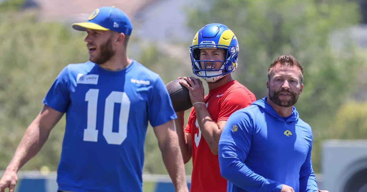 Rams’ Matthew Stafford appears ‘back’ to health, but Cooper Kupp’s return is up in air