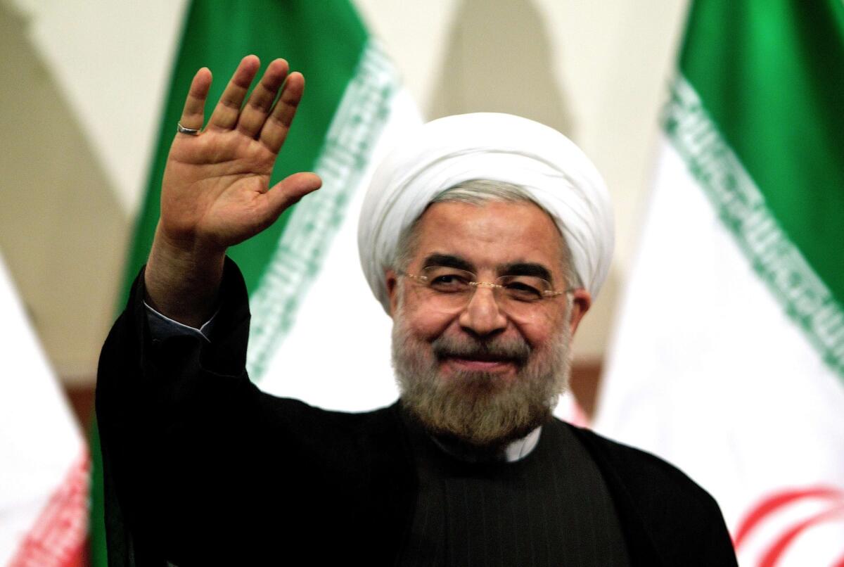U.S. lawmakers said they didn't believe statements by Iranian President-elect Hassan Rouhani, pictured in June, that he wants a better relationship with the West.