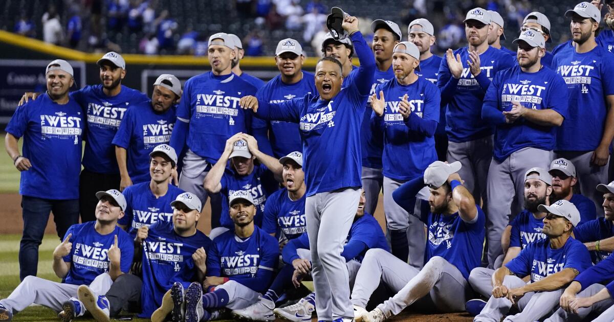 Dodgers capture NL West championship for 10th time in 11 seasons