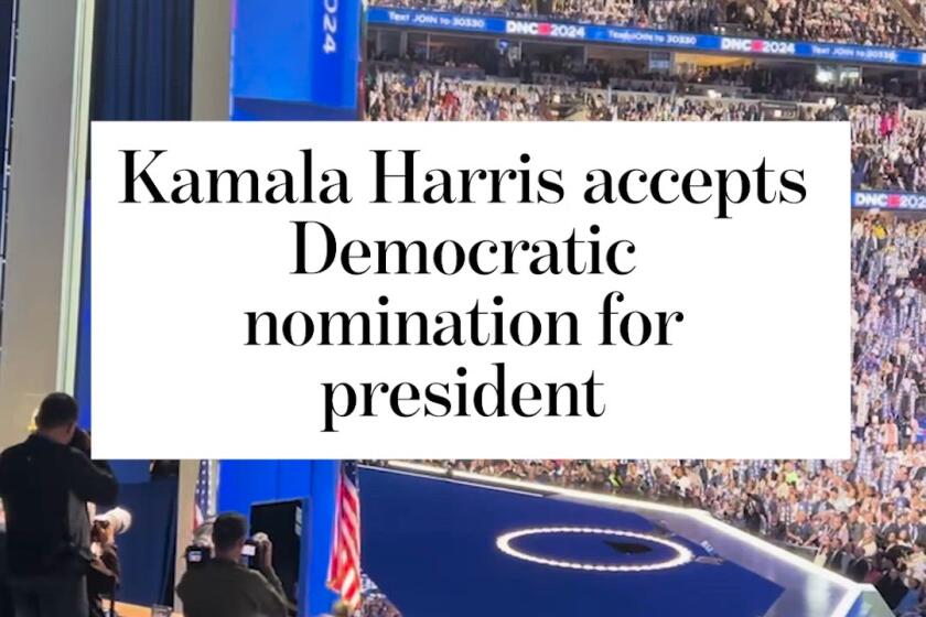 Kamala Harris accepts Democratic nomination