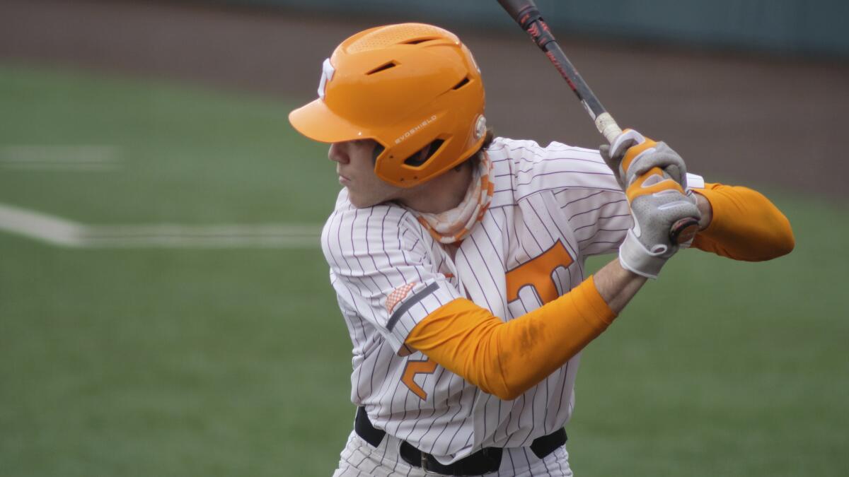 The University of Tennessee's Max Ferguson (2) 