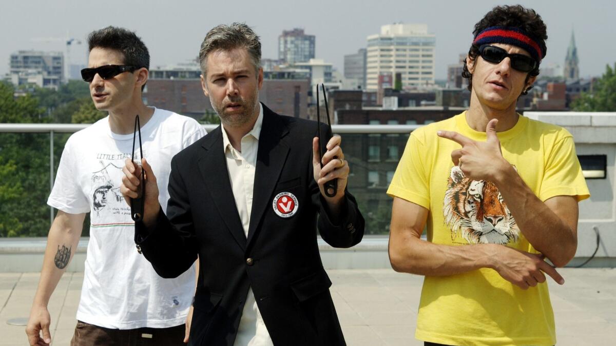 The Beastie Boys — from left, Adam Horovitz (Ad-Rock), Adam Yauch (MCA) and Michael Diamond (Mike D) — in 2006. Horovitz and Diamond have written a join memoir of the band.