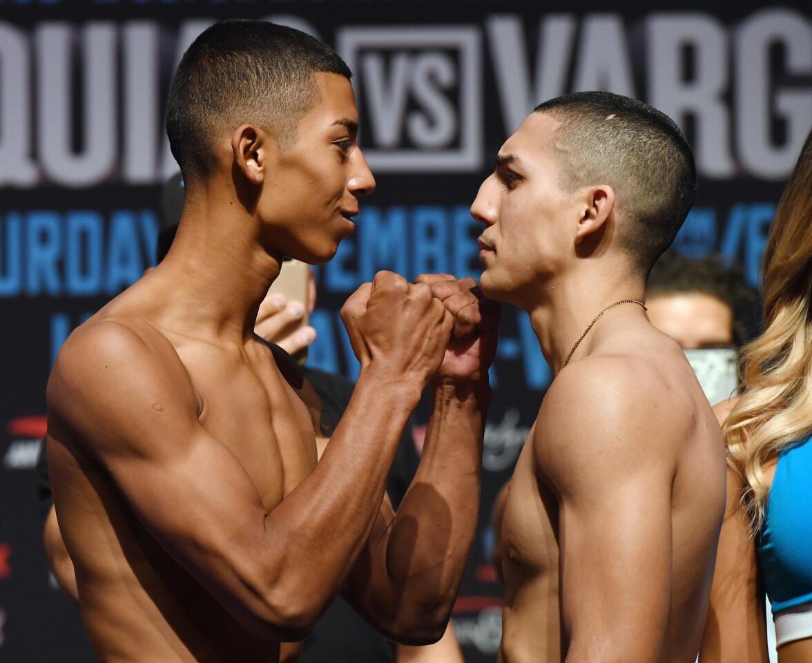 Manny Pacquiao v Jessie Vargas - Weigh-in