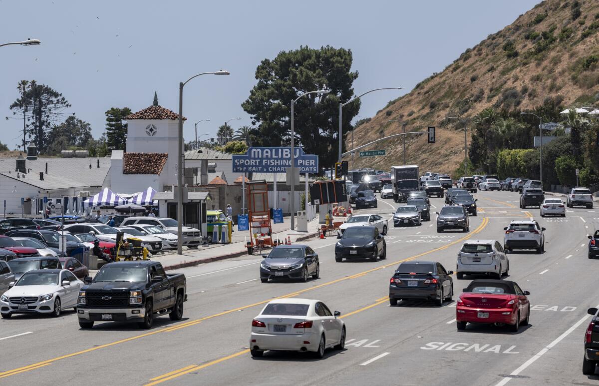 Traffic on Pacific Coast Highway