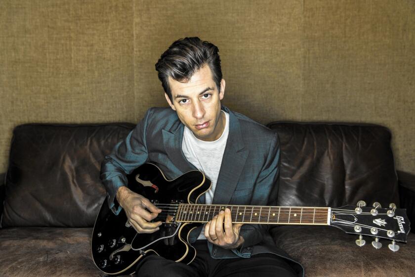 Music producer Mark Ronson says he tries to get outdoors as much as he can.