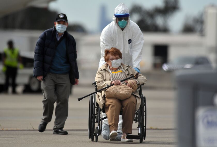 A passenger evacuated from the Grand Princess cruise ship