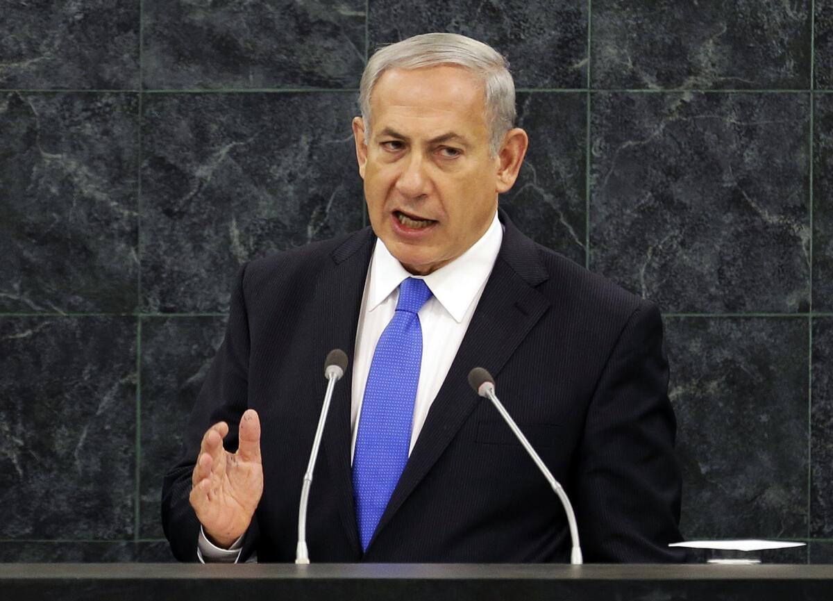 Israeli officials said a nuclear deal with six world powers gave Iran "exactly what it wanted." Above, Israeli Prime Minister Benjamin Netanyahu at the United Nations in October.