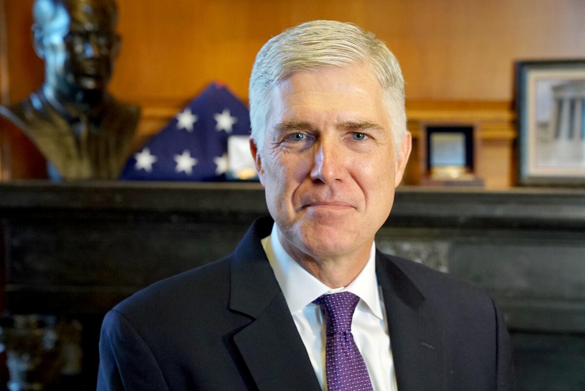 Justice Neil M. Gorsuch is an associate justice of the Supreme Court of the United States.