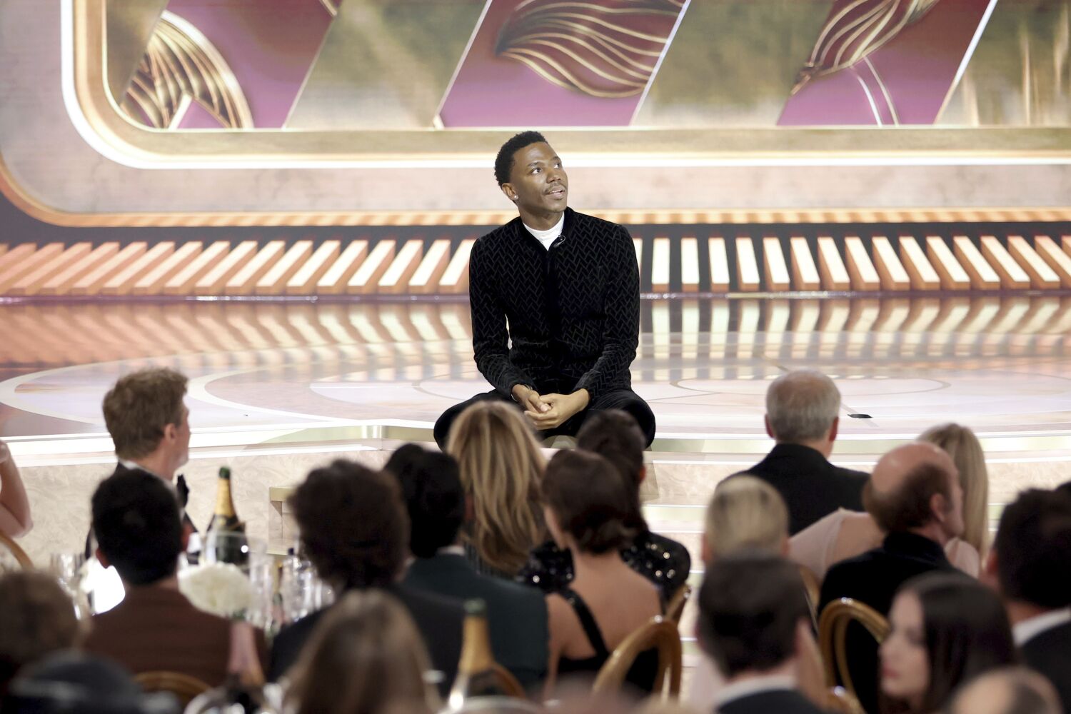 All the swipes Jerrod Carmichael took at Hollywood during the Globes, annotated