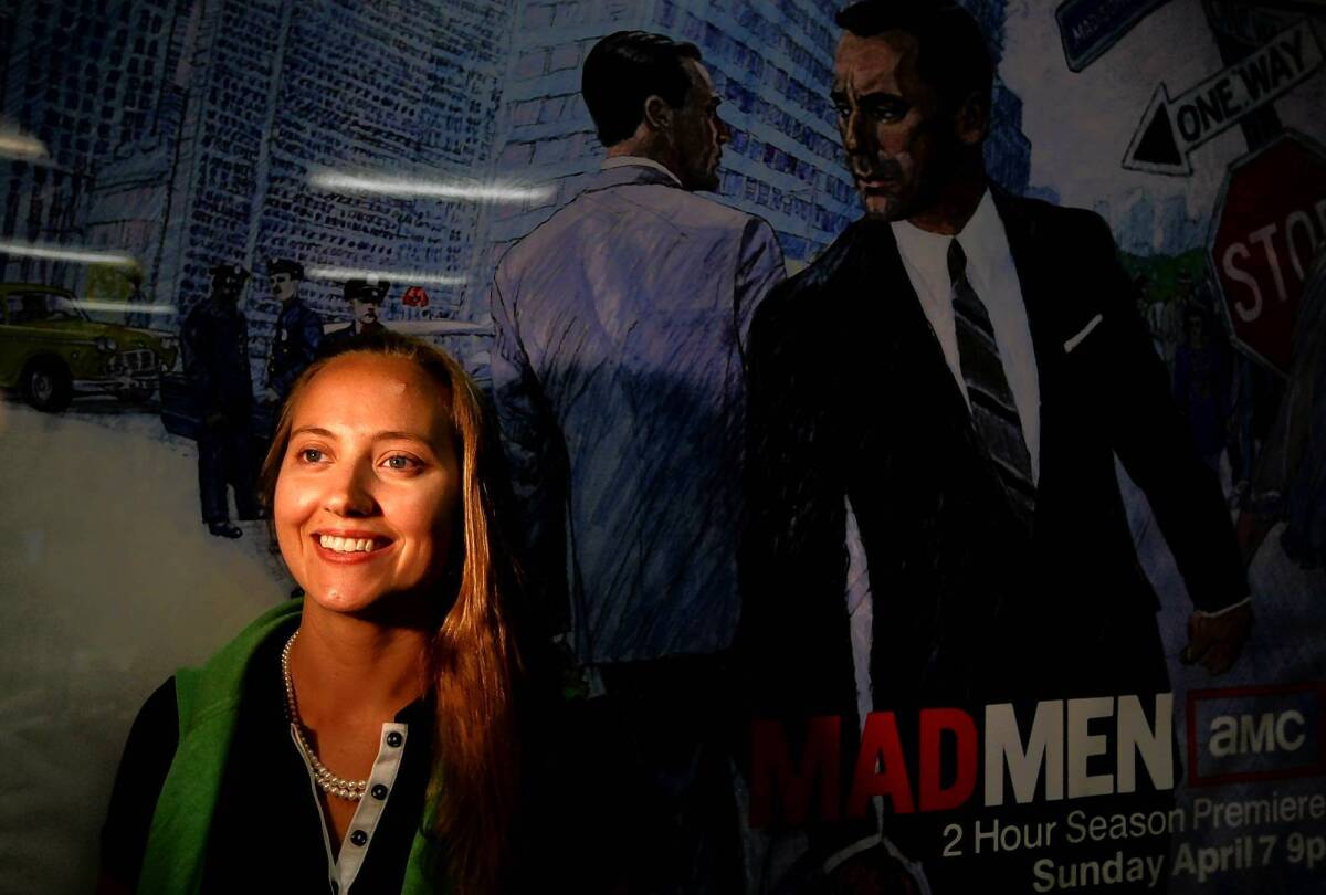 Kathryn Allison Mann, head of research on AMC's "Mad Men."