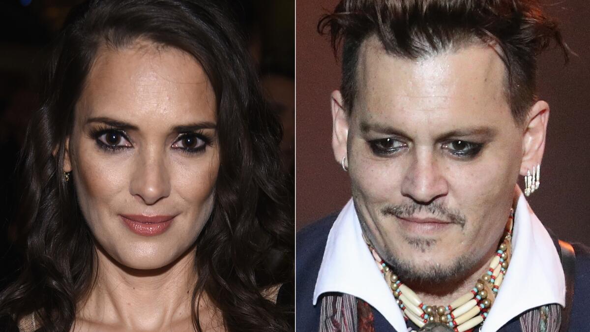 Winona Ryder and Johnny Depp