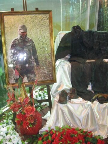 Some of Mughniyah's personal belongings are on display.