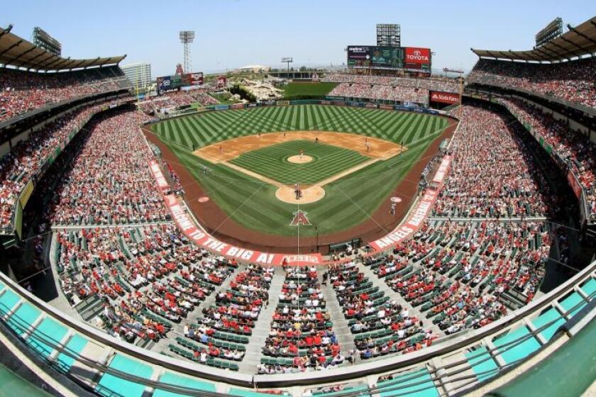 The Angels will be playing at Angel Stadium in Anaheim at least through the 2020 season.