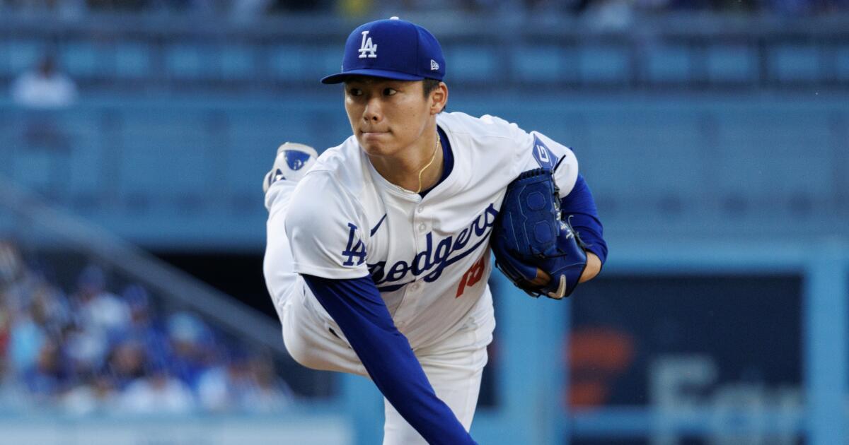Dodgers put Yoshinobu Yamamoto on 15-day injured list because of triceps tightness