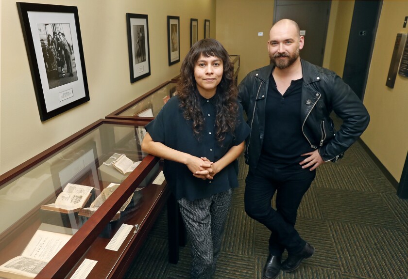 Elvia Arroyo-Ramirez and Derek Quezada are curators for the new UC Irvine exhibit "We Are the Witches You Couldn't Burn," which tracks the history and evolution of witchcraft between the 16th and 21st centuries.