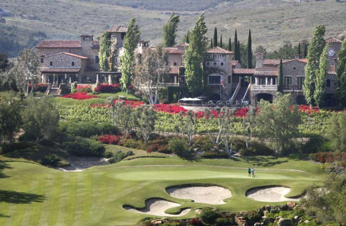 An appeals court has upheld builder Lennar's $1-billion judgment against developer Nicolas Marsch III. The long-running dispute stems from their ill-starred partnership to build the private golf community Bridges at Rancho Santa Fe, whose clubhouse is shown above.
