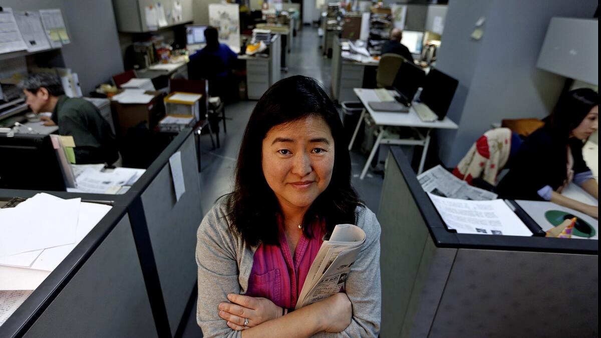 Gwen Muranaka, English editor in chief of Rafu Shimpo.