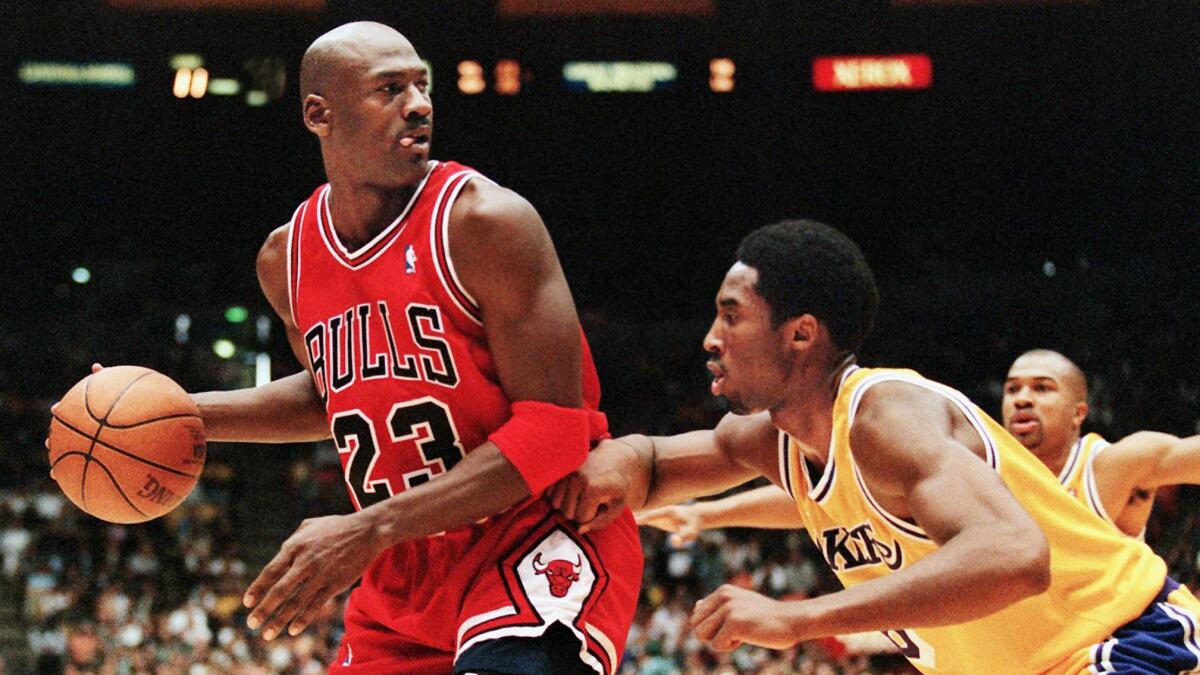 Kobe Bryant's sincerity earned Michael Jordan's respect - Los Angeles Times
