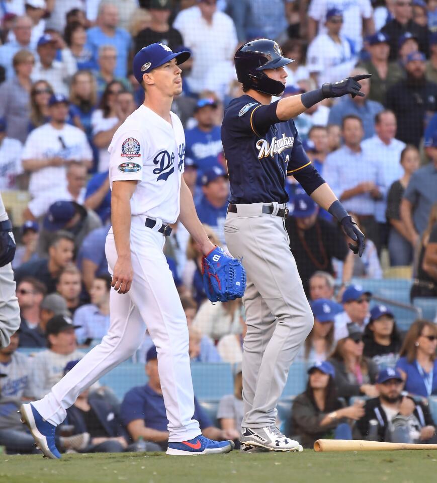 Walker Buehler, Christian Yelich