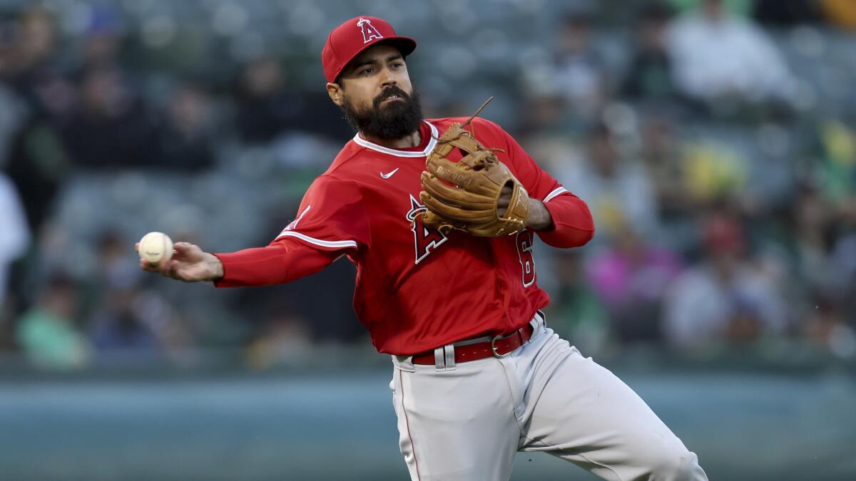 Slumping Anthony Rendon is injured again and Angels lose to Blue Jays - Los  Angeles Times
