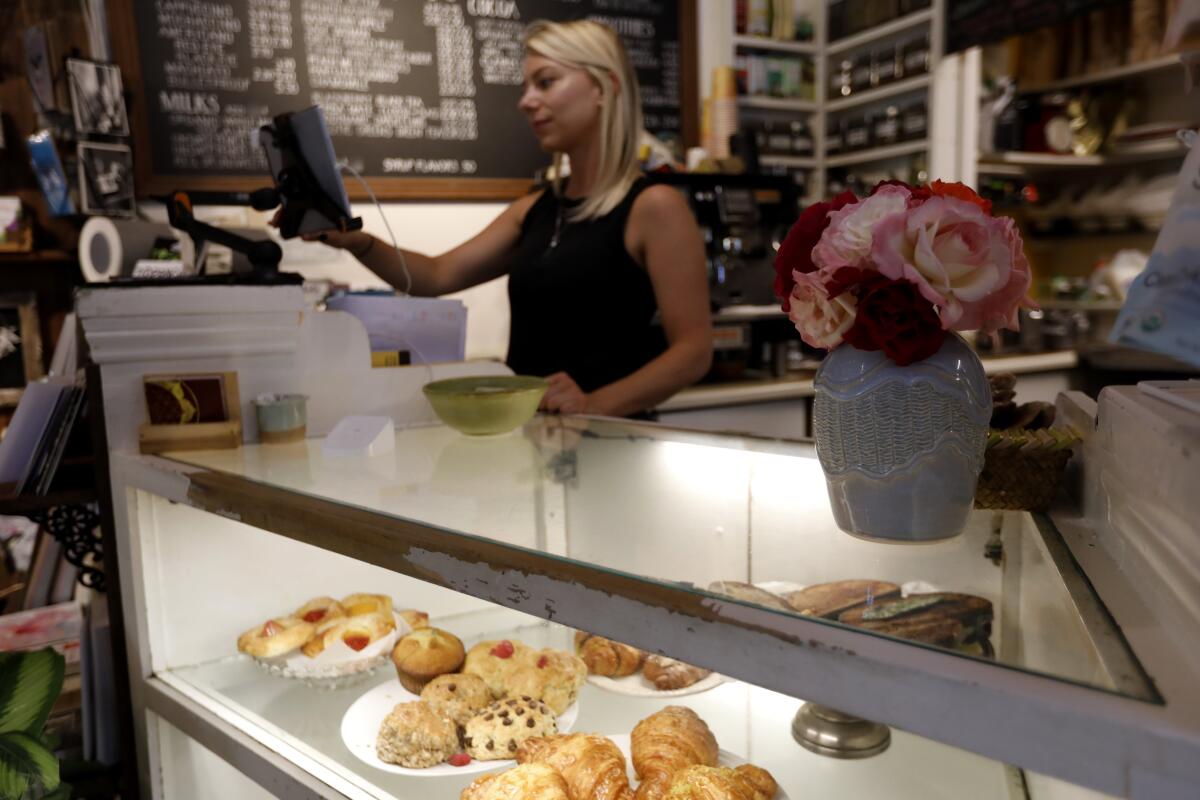 A trip to Topanga Canyon should include a stop at Cafe Mimosa. Say hello to Amanda May working at the counter.