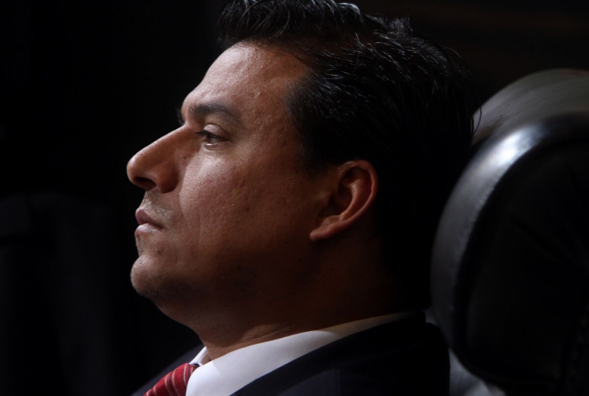 Los Angeles City Councilman Jose Huizar was arrested Tuesday morning on a charge of federal racketeering.