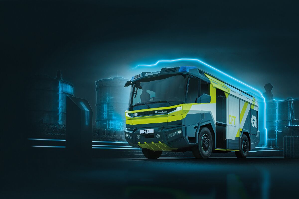 The Los Angeles Fire Department ordered its first electric fire engine Monday. The Rosenbauer Concept Fire Truck, or CFT, will cost $1.2 million and is set to debut in 2021.