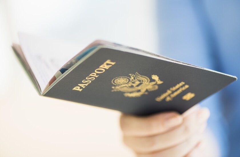 The U.S. State Department isn't issuing or renewing passports right now, unless it's an emergency.
