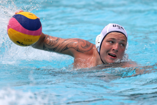 Hannes Daube of the United States Men's Water polo Olympic Team.