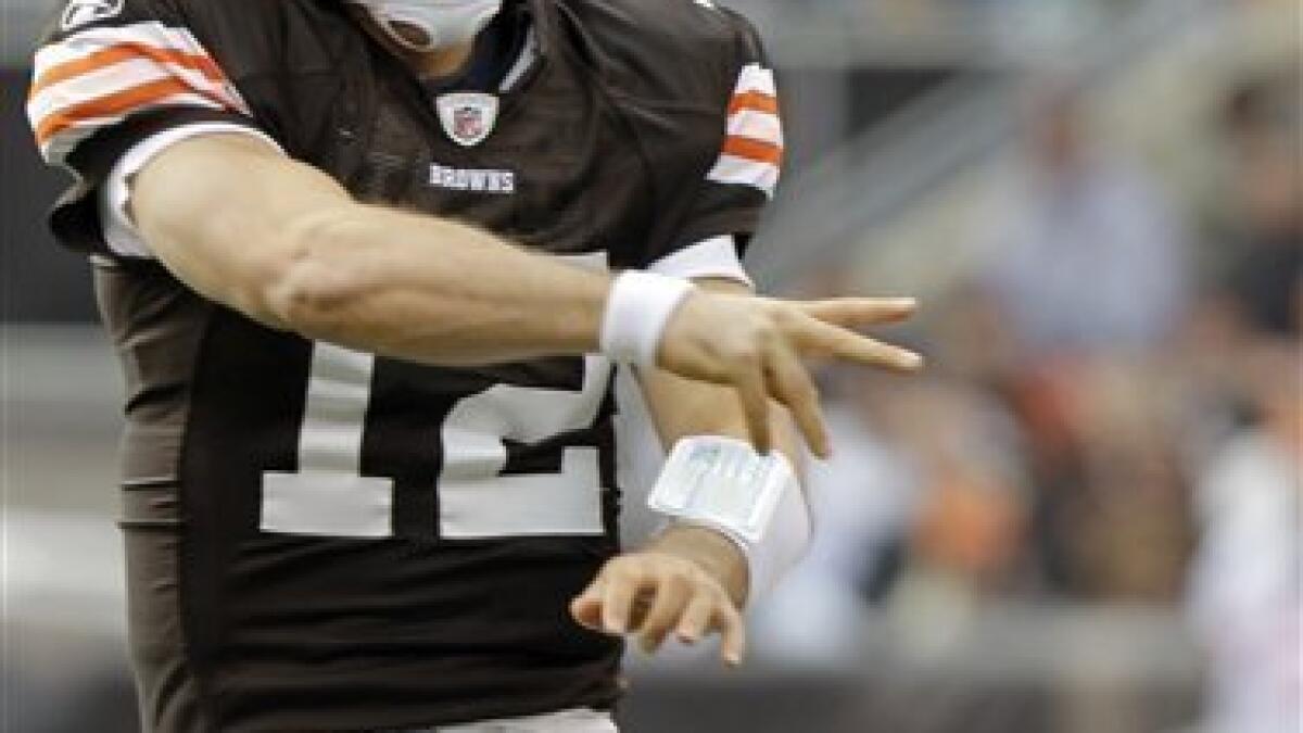 Colt McCoy Settles In With the Browns - The New York Times