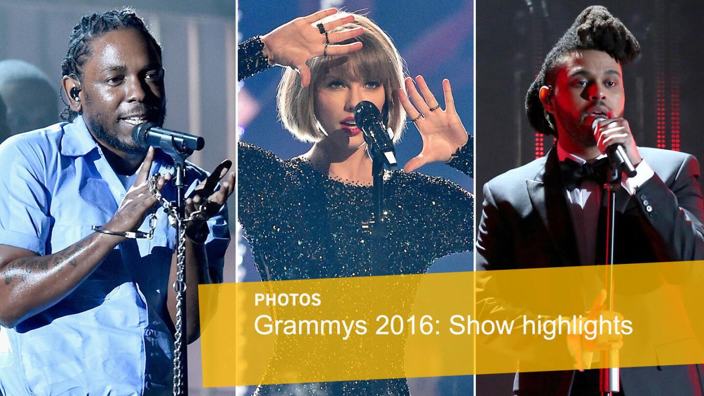 A look at the show highlights from the 2016 Grammys.