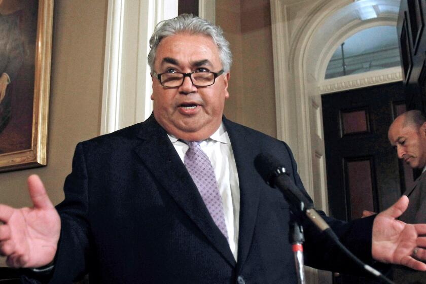 Former state Sen. Ron Calderon admitted to accepting tens of thousands of dollars in bribes from undercover FBI agents and a hospital executive.