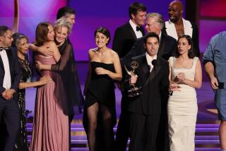 LOS ANGELES, CA - September 15, 2024 - The cast and crew of Hacks during the 76th Primetime Emmy Awards