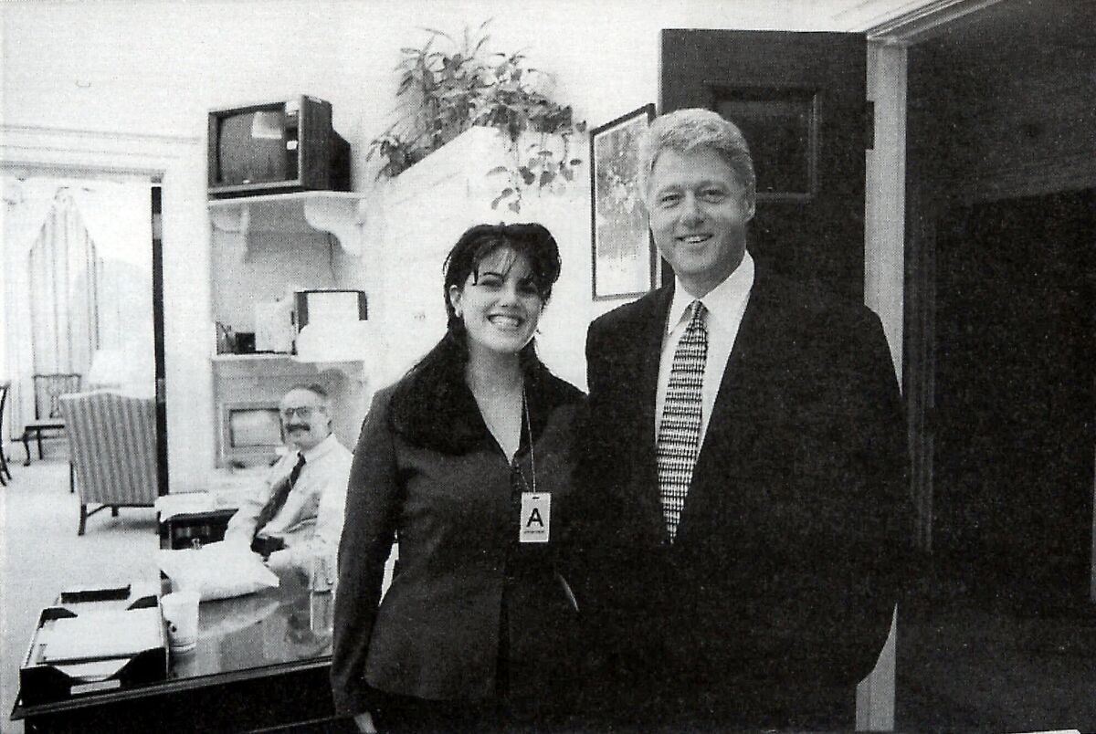 Bill Clinton and Monica Lewinsky 