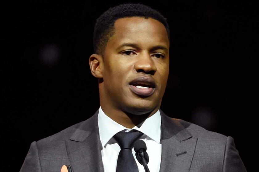 Nate Parker, director of the film "The Birth of a Nation," at CinemaCon 2016 Big Screen Achievement Awards in Las Vegas.