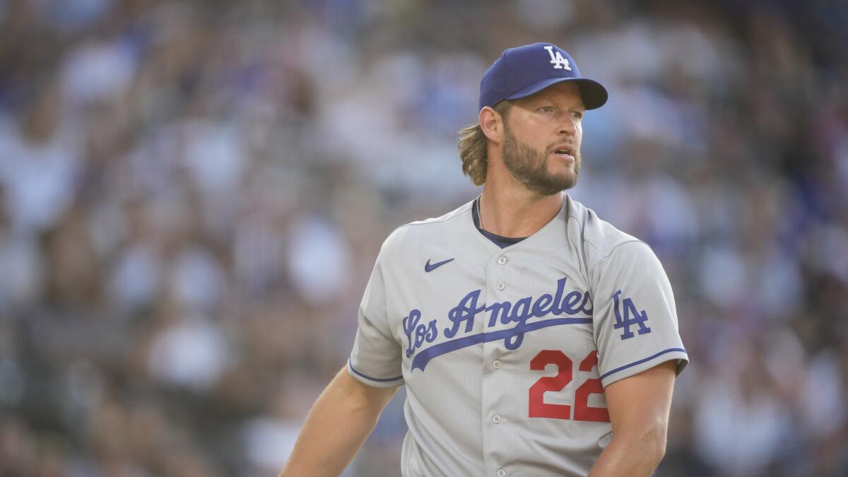 Clayton Kershaw edges Mike Trout as Sporting News player of year - Los  Angeles Times