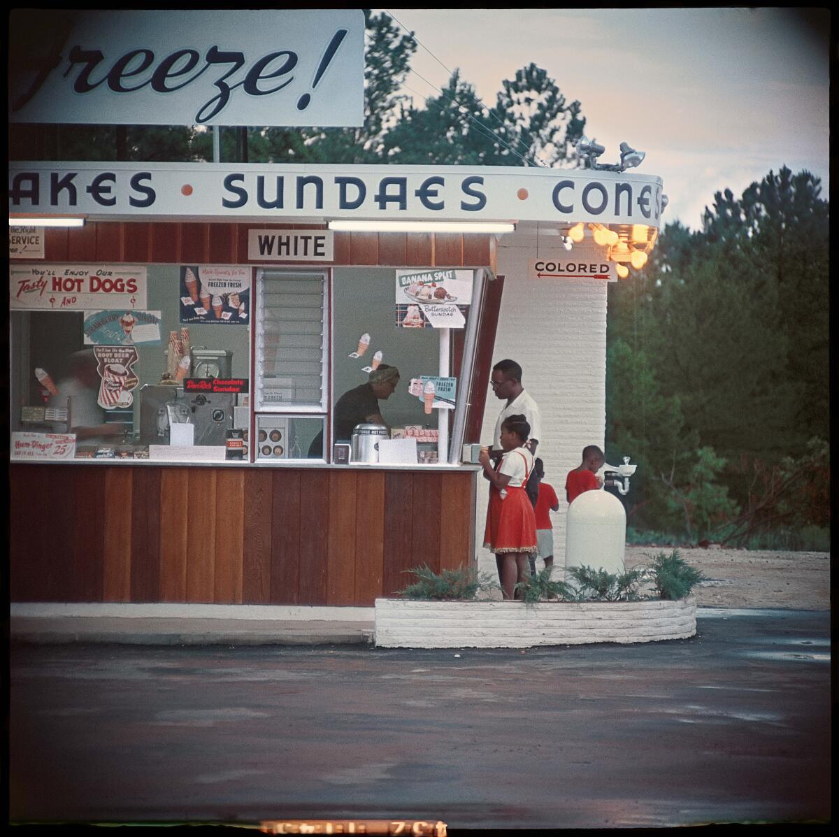 Gordon Parks' photo in Shady Grove, Alabama, 1956.